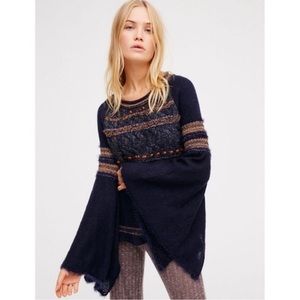 Free People Bell Sleeve Sweater